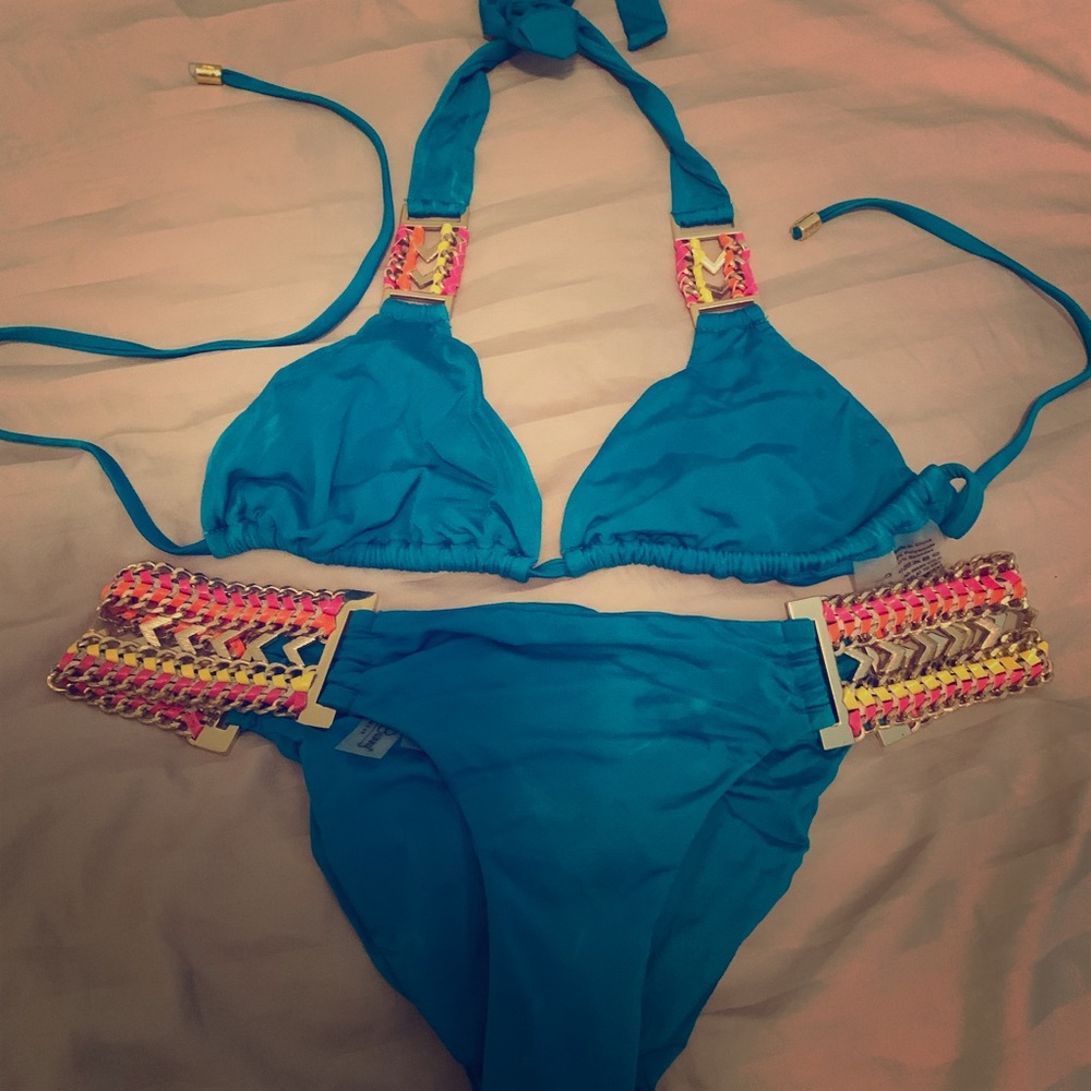 Blue beach bunny swimsuit